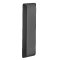 Accentra 620F Escutcheon Trim, Exit Only, Blank Plate, Black Suede Powder Coat Finish