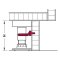 Häfele AXILO™ 78 Plinth System, Plinth Panel Clip, Transparent, Groove Mount