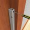 heavy duty adjustable door gasket applied on door, with screwdriver