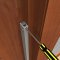 adjustable door soundproofing door gasket applied on door, adjustable seal