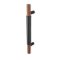 Rockwood RM4118 ArborTek - Wood Pulls with Leather Grip, Straight Pulls - Flat Ends