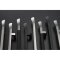 Rockwood RM6121 Straight Pull - Square Posts, Upholstery Leather Pulls