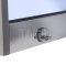 Assa Abloy PFD-100 for Bottom of Glass Door Patch Lock with 1" Cylinder And Thumbturn