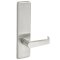 Accentra AU-428F Escutcheon x Lever Trim, Passage / Dummy, Augusta Lever , Satin Stainless Steel Finish 