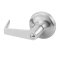 Accentra AU-441F-1802 Rose Lever Trim, Nightlatch, Key-in-Lever, Pacific Beach Lever, Satin Chromium Plated Finish