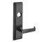 Accentra AU-626F Escutcheon x Lever Trim, Classroom / Storeroom, Less Cylinder, Augusta Lever, Black Suede Powder Coat Finish
