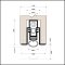 Product Specs of Barzen #AM30 Heavy Duty Mortised Automatic Door Bottom installed on door