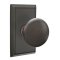 Emtek Providence Door Knob, Classic Brass, Rectangular Rosette, Oil Rubbed Bronze (US10B) Finish