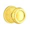 Emtek Ribbon & Reed Door Knob, Designer Brass, Lancaster Rosette, Unlacquered Brass (US3NL) Finish