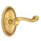 Emtek Rope Door Handle, Designer Brass, Oval Rosette, French Antique (US7) Finish
