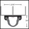 Product specs of NGP 112N Door Shoe Sweep
