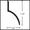NGP 17 Aluminum Rain Drip for Top and Bottom of Doors