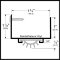 Product Spec of Rubber Door Shoe 217