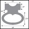 Product Specs of Door Gasket #3365