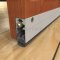 Semi-Mortised Automatic Door Bottom #368 Applied on Interior Wooden Door with Seal in Closed Position