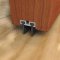 Zero #381 Door Sweep Applied on Wooden  Door 