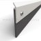 Door Sweep for sealing doors in silver finish