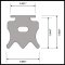 Product Specs of Metal Weatherstrip #434