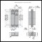 Product Data for Hafele Concealed Hinge, TECTUS TE 540 3D
