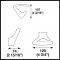  Hafele Hat & Coat Hook, 4-3/4" x 2-15/16" x 4-3/16" specs