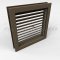 Fire Rated Louver with Fusible Link - Front Profile with Blades Open
