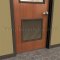 Activar 1100A Door Louver installed on wooden door