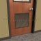 Activar 1100C Door Louver installed on wooden door
