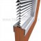 Activar 1300A1 Door Louver-cross section profile