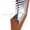 Activar 1300C Door Louver-cross section profile