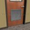  Air Louver 1900ASG Door Louver on a Wooden Door