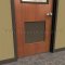 Door Louver 600CORE on a Wooden Door