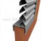 Door Louver 800A on a Wooden Door