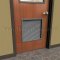 Door Louver 800A on a Wooden Door