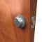Deltana CL200LM Single Cylinder Deadbolt, Brushed Chrome Finish