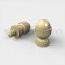Deltana DTDSBTL, Solid Brass, Acorn Tip
