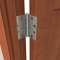 Deltana DTDSB45, Plain Bearing, Standard Weight, Brass Hinge on a Wooden Door