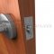 Deltana G1RLE Entry Latch Brushed Chrome Applied on Door