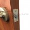 Deltana G1RLE Entry Latch Polished Brass Finish Applied on Door