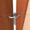 Door Stop mounted on a door hinge