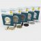 Deltana Magnetic Flush Door Holder, 2-1/2" Diameter, Blister Packed Edition