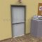 Deltana PDR36 Exit Device, Brushed Chrome Finish Installed on Door 