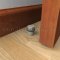Deltana Round Universal Floor Bumper Applied