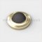 Polished Brass Deltana Flush Mount Convex Bumper