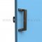 Falcon 1591 Exit Device with Door Pull Attached on Metal Door
