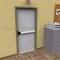 Falcon 1690EO Exit Device in DC35 Finish Applied on Door