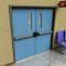 Falcon 1690EO Exit Device in US26 Finish Applied on Double Door