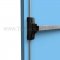 Falcon 19-V Exit Device in SP28 Finish Applied on Door