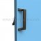 Falcon 1991 Exit Device with Door Pull in Dark Bronze Painted Aluminum