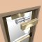 Falcon SC71 Heavy Duty Overhead Door closer Narrow Top Rail Drop Plate