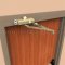 Falcon SC91 Light Duty Overhead Door Closer Hold Open 696 finish applied to interior door